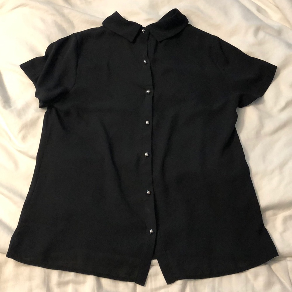 4 for $30 Forever 21 sheer blouse with studs